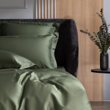 Пододеяльник премиум класса 240х220 Pine Green Allure Grass - Хвойно-зеленый