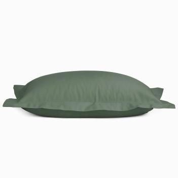 Постельное белье дорогое евро (200х220; 50х70 - 2 шт; 180х200x40) Pine Green Allure Grass - Хвойно-зеленая