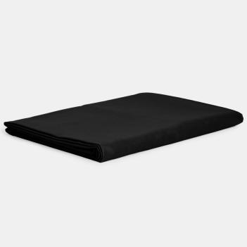 Простыня плоская (180х240) Dark Onyx Allure Grass - Черная с синеватым отливом