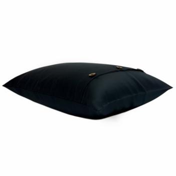 Наволочки декор на пуговицах маленькие (33х45 - 2 шт.) Аллюр Dark Onyx Allure Grass - Черный с синеватым отливом