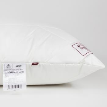 Подушка премиум 70х70 Cashmere Wool Grass (Кашемир Вул Грасс) кашемир 100% - регулируемая (1100 гр.) с наполнителем