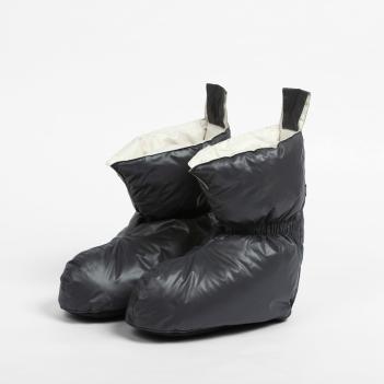 Пуховые тапочки в поход туристические (Сапожки-носочки) 36/39 Comfort Socks Travel Grass - Graphite   Темно-серый