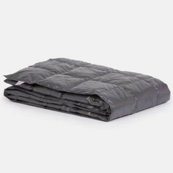 Плед в дорогу пуховый 140x200 Travel Plaid Grass - Темно-серый от German Grass (Герман Грасс)