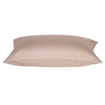 Комплект наволочек классических премиум класса (50х70 - 2 шт.) Nude Pink Allure Grass Classic - Розовато-бежевый с жемчужным блеском