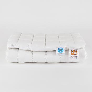 Пуховая перина детская с юбкой 60х120х15 Baby Down Grass 100% белый гусиный пух - теплая (470 гр.)