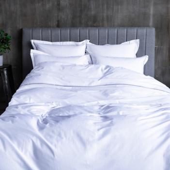 Пододеяльник из сатина 150х200 Salzburg Noble Pearl Grass - Белый / Светло-серый от Герман Грасс