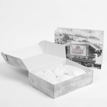 Пуховые тапочки для дома (Сапожки-носочки) 40/45 Comfort Socks Home Grass - Белый в подарок