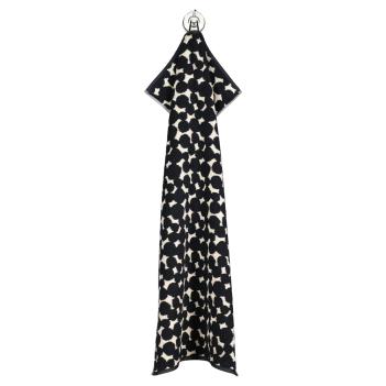 Полотенце камень модное с кругами галька махровое 50х100 Cawo Loft Pebbles 6224 39 - Черное