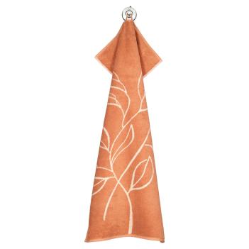 Полотенце двухцветное с цветами 50х100 Atelier Floral 6239 33 - Медный