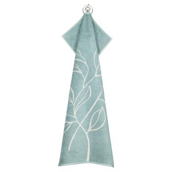 Полотенце двухцветное с цветами 50х100 Atelier Floral 6239 47 - Голубой