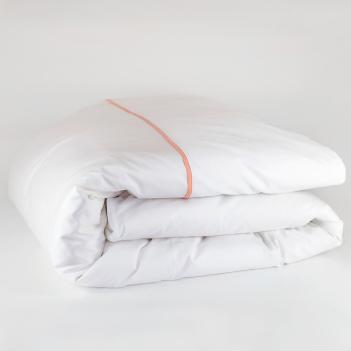 Пододеяльник 200х200 Salzburg Noble Rose Grass - Белый / Пыльно-розовый  - Белый / Светло-серый