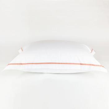 Постельное белье белое с розовым кантом семейное (150х200 - 2 шт.) Salzburg Noble Rose Grass - без простыни