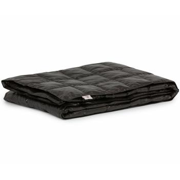 Плед одеяло в сумке пуховый 140x200 Travel Plaid Grass - Черный от German Grass (Герман Грасс)