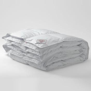 Одеяло пуховое не жаркое из гусиного пуха 240х220 Royal Balance Grass - всесезонное 