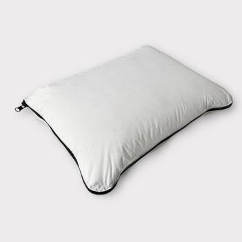 Дорожная подушка трансформер с пуховым наполнителем 33x45 Travel Pillow Grass Black - Черная - Фото 2