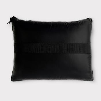 Дорожная подушка трансформер с пуховым наполнителем 33x45 Travel Pillow Grass Black - Черная - Фото 8