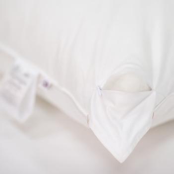 Подушка 70х70 Luxury Silk Grass шелк - средняя (1100 гр.) детально