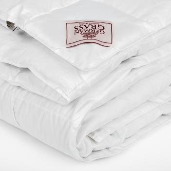 Одеяло 200х220 Silver Down Grass 100% серый пух - всесезонное light от Герман Грасс