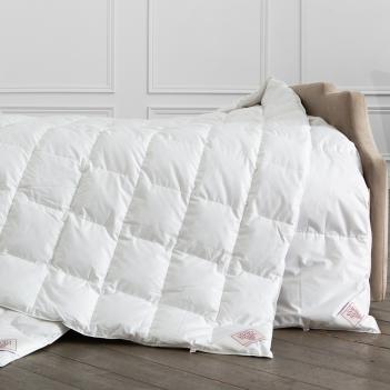 Одеяло кассетное 140х205 Silver Down Grass 100% серый пух - всесезонное light (350 гр.) от Герман Грасс