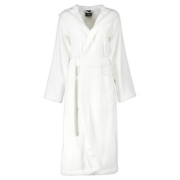 Халат женский махровый премиум класс немецкий с капюшоном Cawo Uni 827 XL (48/50 европейский размер) 67 - Белый