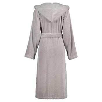 Халат женский из Германии махровый с капюшоном Sauna Time 832 XL (48/50 европейский размер) 70 - Серый