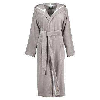 Халат женский Германия махровый с капюшоном Sauna Time 832 XL (48/50 европейский размер) 70 - Серый