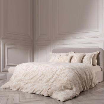 Пододеяльник премиум класса жаккард сатин 150х200 Фенхель Паллада Natural Fennel Palette Grass - Натуральный льняной