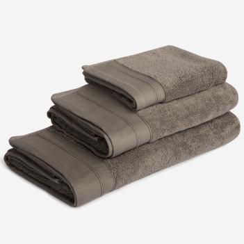 Полотенце премиум класс микрокоттон высокой плотности 40х70 Grey Balance Grass - Серый
