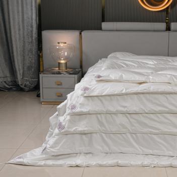 Одеяло с петлями и кнопками 150х200 Альянс Alliance Silk Grass  - легкое (800 гр.)