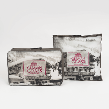 Одеяло пуховое 150х200 Royal Balance Grass - всесезонное - упаковка