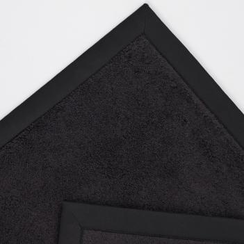 Коврик махровый для ванны премиум 80х100 Adour Nero Черный от Claire Batiste Atelier (Клэр Батист Ателье) 