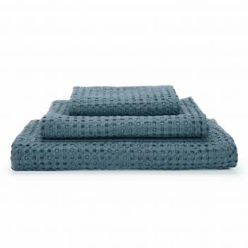 Полотенце вафельное 65х110 Поусада Pousada от Abyss Habidecor (Абисс Хабидекор) 306 Bluestone / Серо-синий