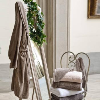 Халат с длинным рукавов Aire L/XL 100% хлопок органический Vapour Дым от Hamam (Хамам) высокая махра