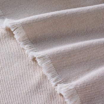 Плед из Альпаки 120x180 Alpaca Diagonal - Песочный