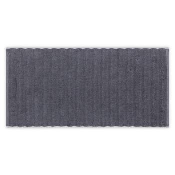Полотенце элитное волнистое мягкое 30х40 Ash Ribbed модал / хлопок - антрацит от Hamam (Хамам)