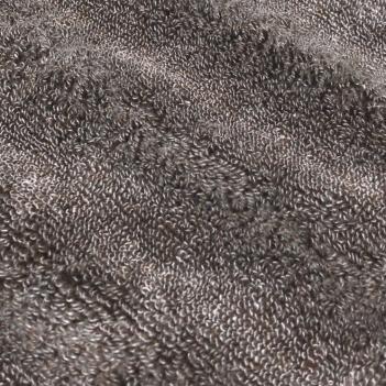 Полотенце ребристое волнистое мягкое 70х140 Ash Ribbed модал / хлопок - Коричневый от Hamam (Хамам)