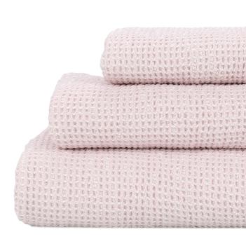 Полотенце премиум класса вафля 30х30 Бис Bees от Abyss Habidecor (Абисс Хабидекор) 518 Primrose - Пыльно-розовый