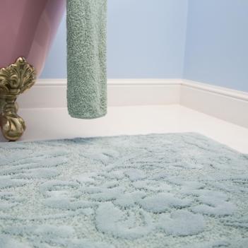 Коврик для ванной с цветами 50х80 Брайтон (Brighton) 210 - Мятный от Abyss and Habidecor (Абисс Хабидекор)