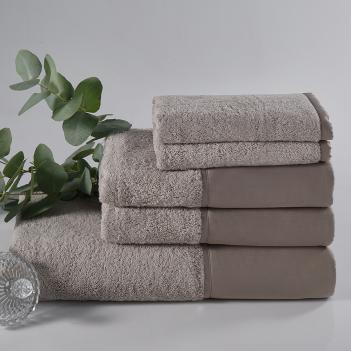 Полотенце 50х80 Brise Claire Batist Atelier -  Серо-бежевое Claire Batist Atelier