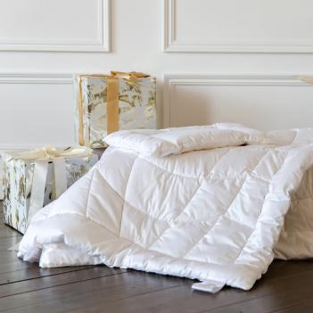 Комплект для ребенка подушка и одеяло (40х60 + 100x150) Baby Silk Cocoon 100% шёлк