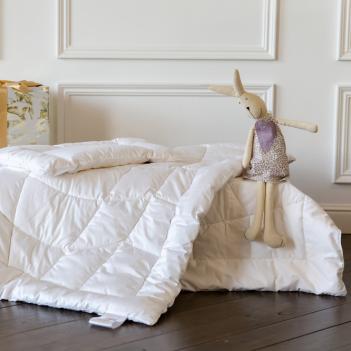 Комплект для ребенка подушка и одеяло шелковые  (40х60 + 100x150) Baby Silk Cocoon 100% шёлк