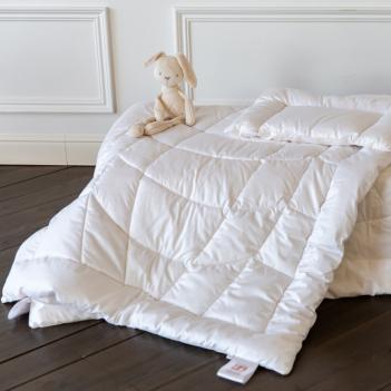 Комплект для ребенка из натурального шелка подушка и одеяло (40х60 + 100x150) Baby Silk Cocoon 