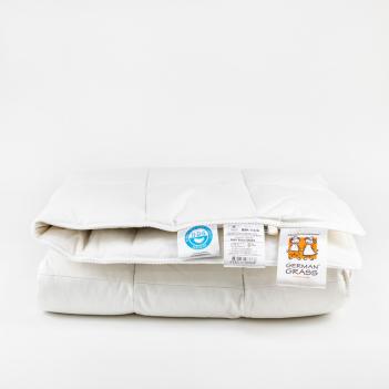 Комплект детский подушка и одеяло (40х60 + 100x150) Baby Snow Grass 100% пух белый от German Grass