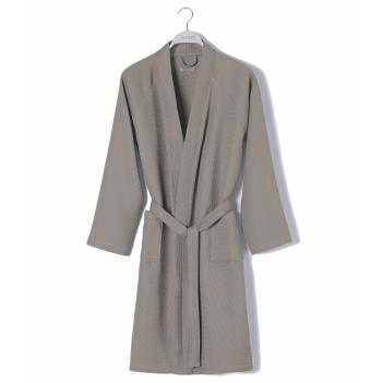 Халат вафельный легкий кимоно унисекс Calamus S/M - Дым от Hamam премиум турция