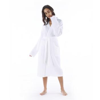 Халат вафельный легкий кимоно унисекс Calamus S/M - Белый от Hamam премиум турция
