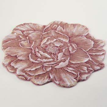 Коврик в форме цветка круглый d-100 Дамас / Damas - 515 Rosette / Нежно-розовый от Abyss & Habidecor (Абисс энд Хабидекор)