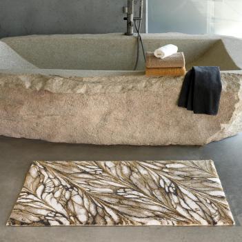 Коврик с переливами махровый для ванны 70х120 Diane (Диана) 800 - Золото с блестками