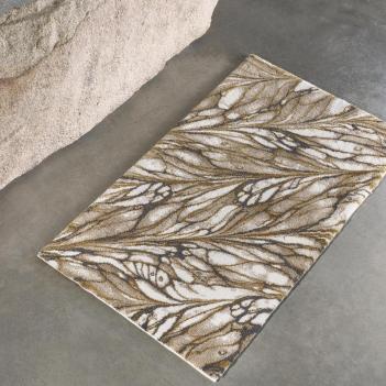 Коврик европа люкс с переливами махровый для ванны 70х120 Diane (Диана) 800 - Золото с блестками