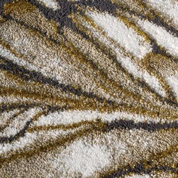 Коврик Abyss Habidecor с переливами махровый для ванны 70х120 Diane (Диана) 800 - Золото с блестками