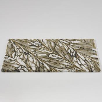 Коврик крылья бабочки с переливами махровый для ванны 70х120 Diane (Диана) 800 - Золото с блестками